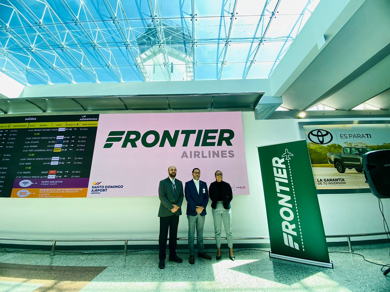 Frontier Airlines anuncia vuelos sin escalas desde Santo Domingo a Atlanta y Tampa