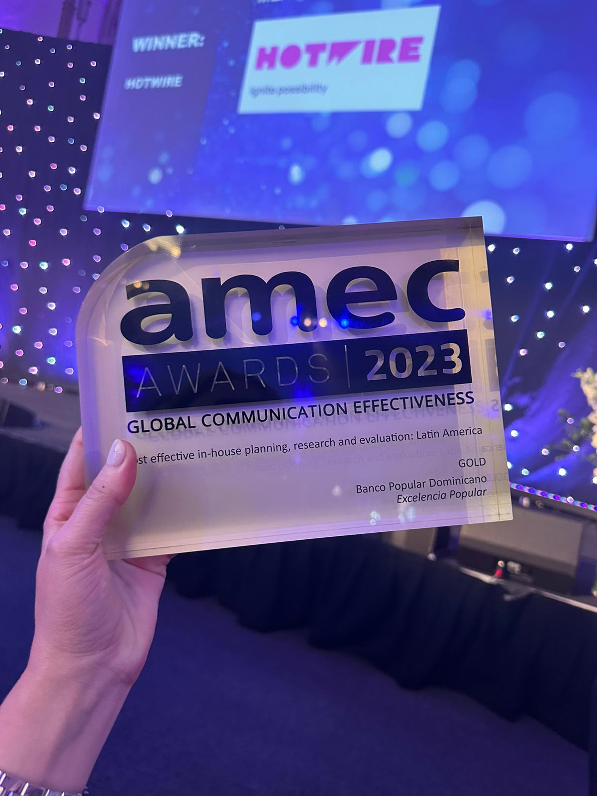 Popular gana oro en premios AMEC a la efectividad en la comunicación corporativa