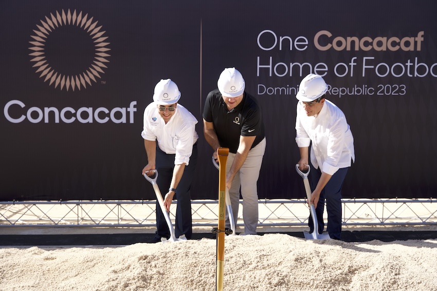Concacaf dio primer picazo para su Casa de Fútbol ONE Concacaf en la Ciudad Destino Cap Cana