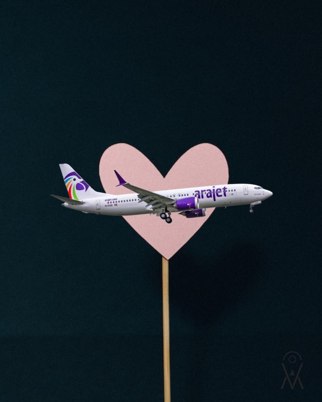 Arajet celebra San Valentin regalando 50 dólares a sus clientes