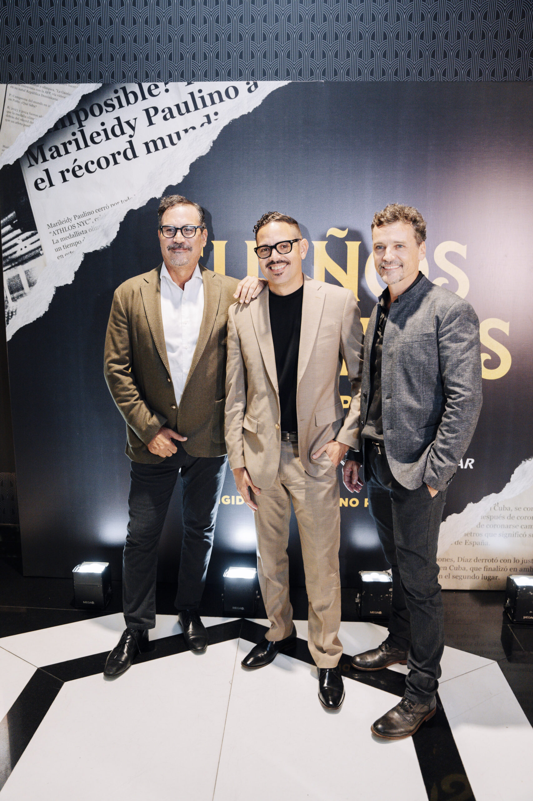 Miguel Yarull, Mariano Pichardo y Federico Ozores.