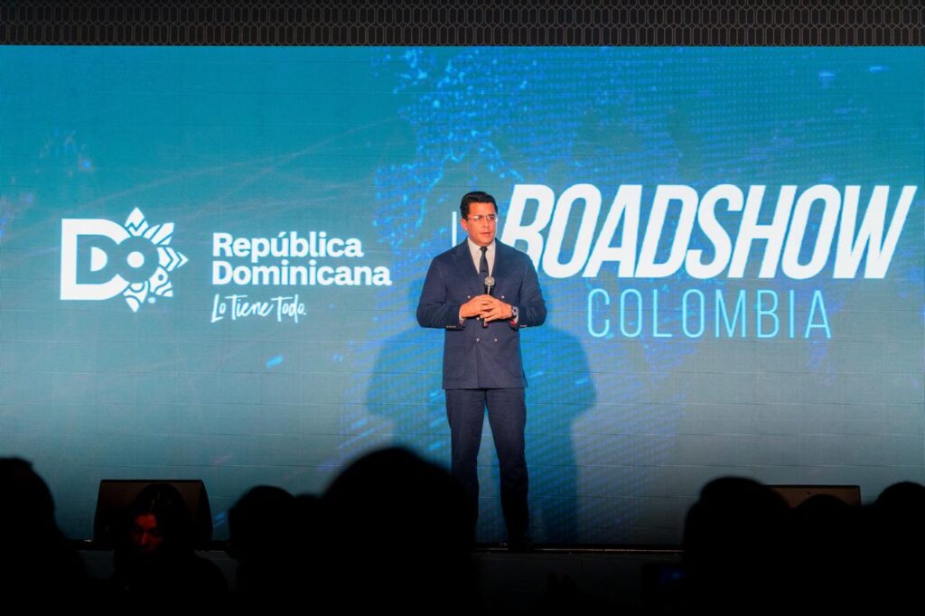 David Collado durante el Roadshow de Republica Dominicana en Bogota.