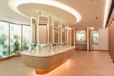 Baños aeropuerto de Singapur