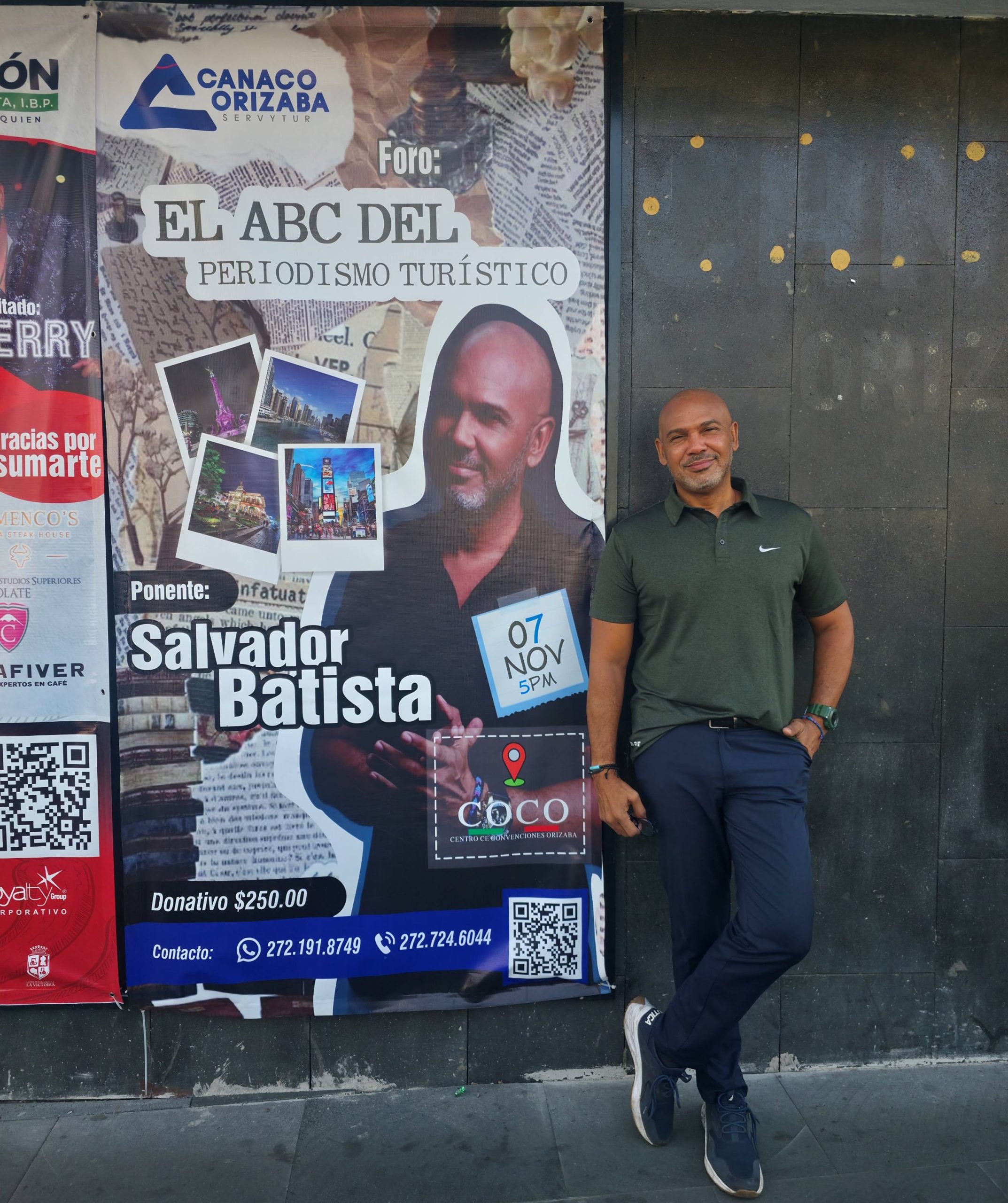 Salvador Batista inspira a Orizaba con periodismo turístico