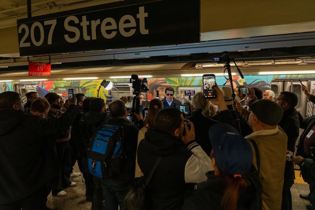 Ruta promocional en la Línea A del metro de Nueva York 2
