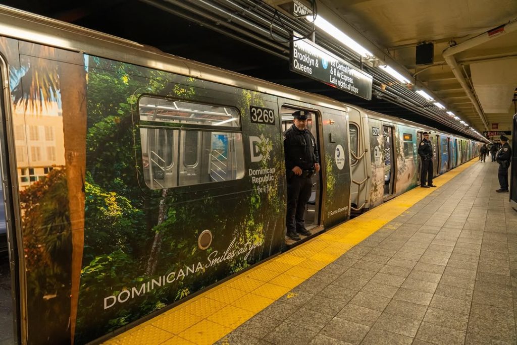 Ruta promocional en la Línea A del metro de Nueva York